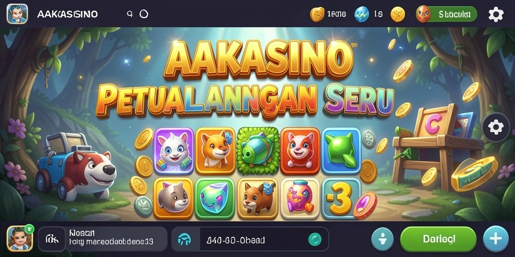 Tampilan gameplay AAKASINO yang seru dalam kategori Match-3.