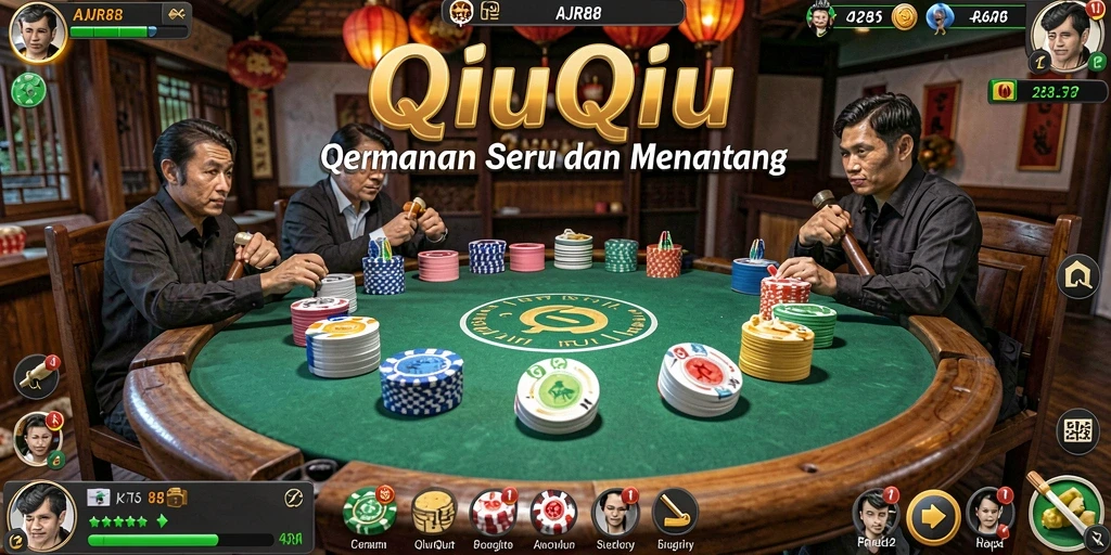 Tampilan menarik dari gameplay QiuQiu AJR88.
