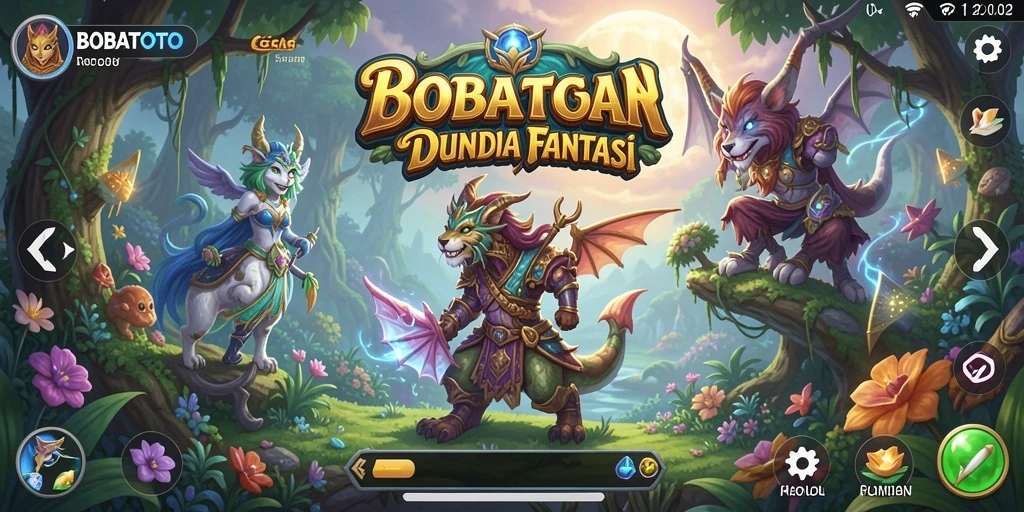 Tampilan gameplay seru dalam BOBATOTO yang penuh petualangan.