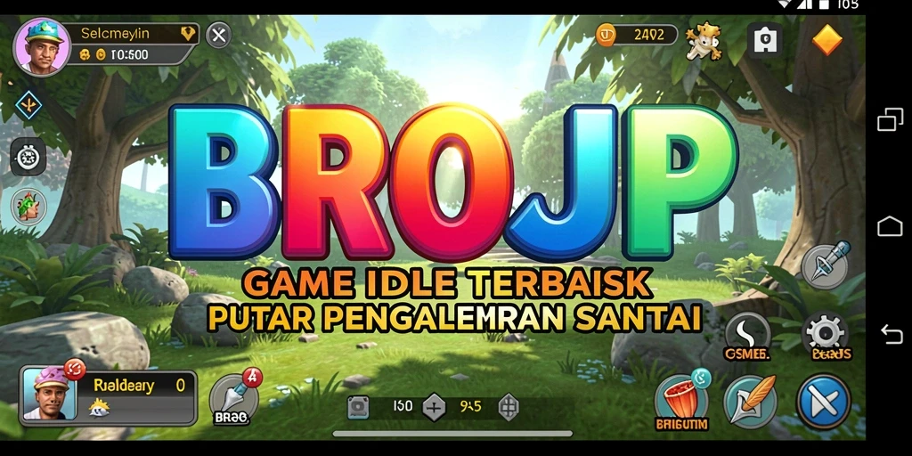 Screenshot utama BROJP yang menunjukkan pengalaman gameplay Idle yang menarik.