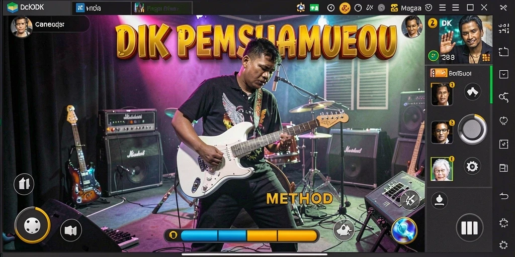 Tampilan gameplay DKK yang menarik dan interaktif.