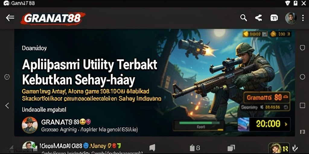 Tampilan antarmuka GRANAT88 yang menarik dan fungsional.