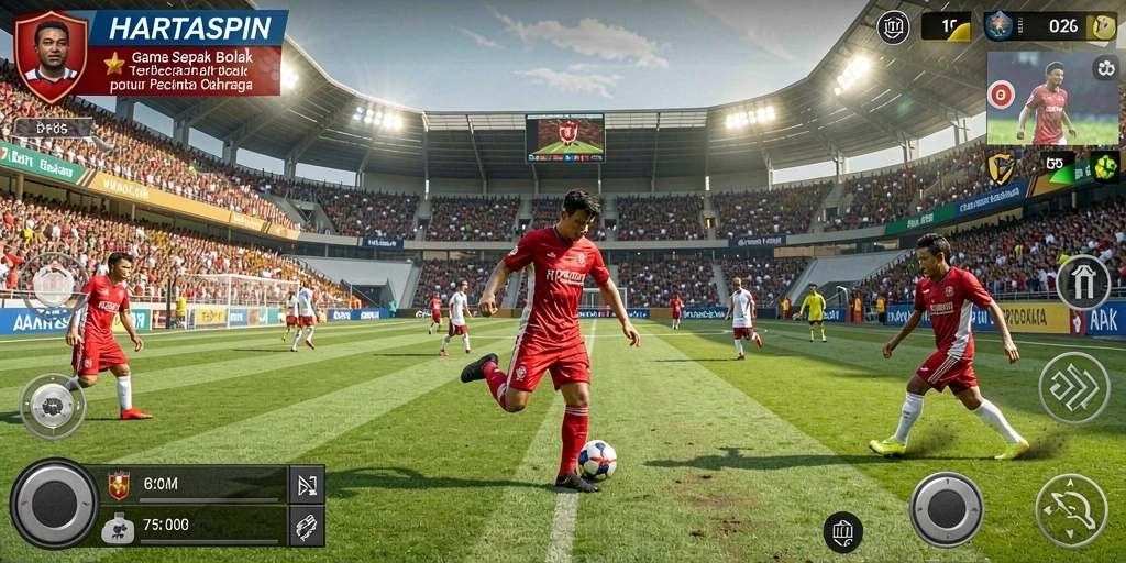 Tampilan gameplay mendebarkan di HARTASPIN dengan grafik keren.