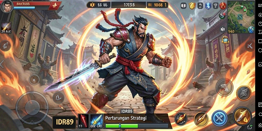 Tampilan gameplay mendebarkan di IDR89 yang penuh strategi.