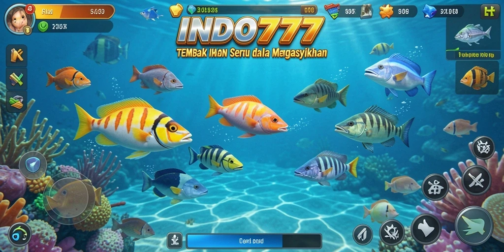 Tangkapan layar utama dari gameplay seru Tembak Ikan di INDO777.
