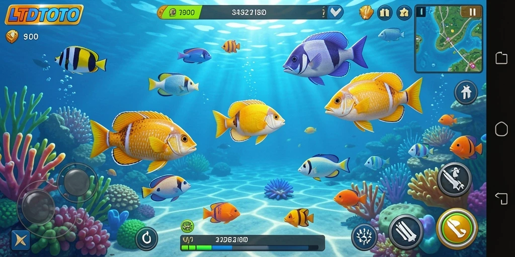 Tampilan gameplay LTDTOTO yang penuh warna dan menyenangkan.