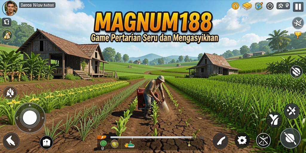 Grafik menarik dengan gameplay bertani yang seru di MAGNUM188.