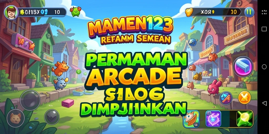 Menampilkan gameplay seru MAMEN123 yang penuh aksi.