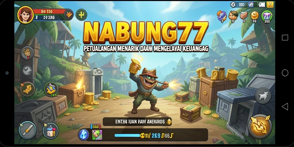 Gameplay NABUNG77 yang mengasyikkan dalam petualangan keuangan.