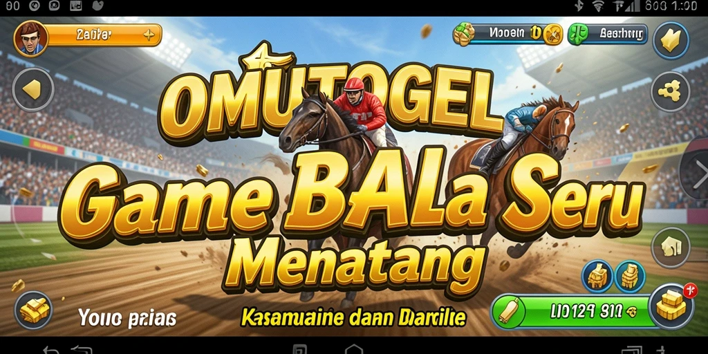 Tampilan gameplay balap yang mendebarkan dan realistis di OMUTOGEL.