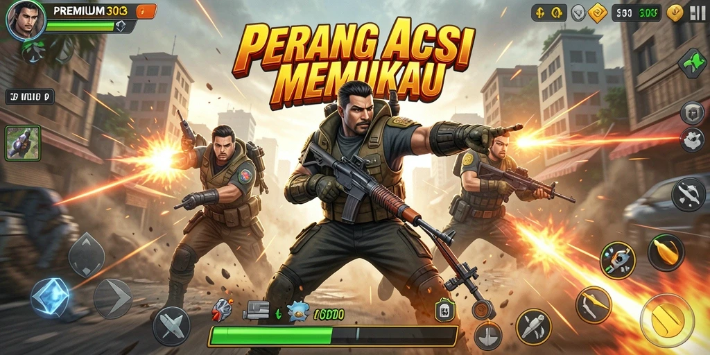 Tampilan gameplay PREMIUM303 yang seru dan menantang.