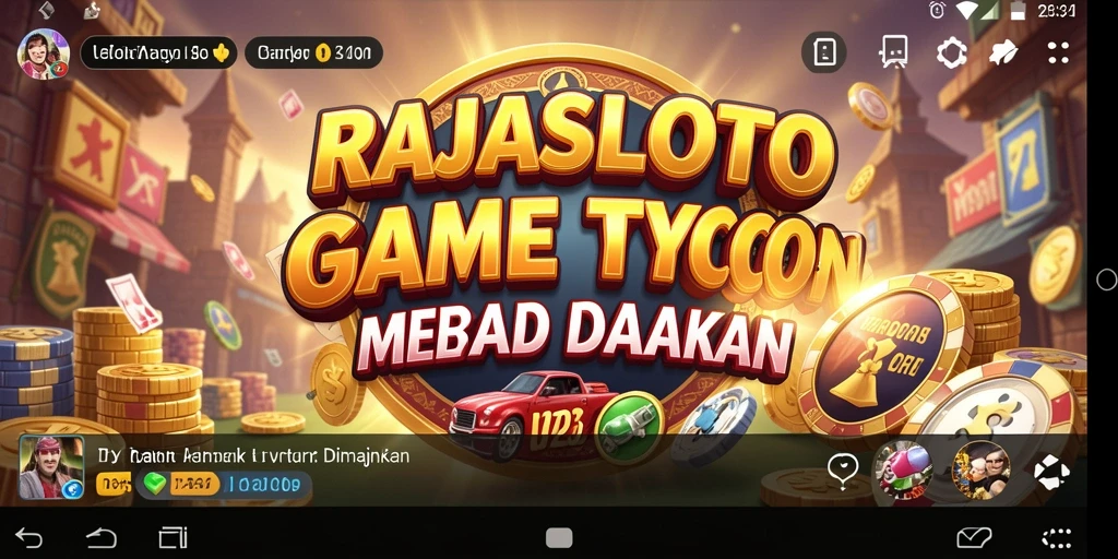 Tampilan gameplay RAJASLOTO yang seru dan penuh strategi.