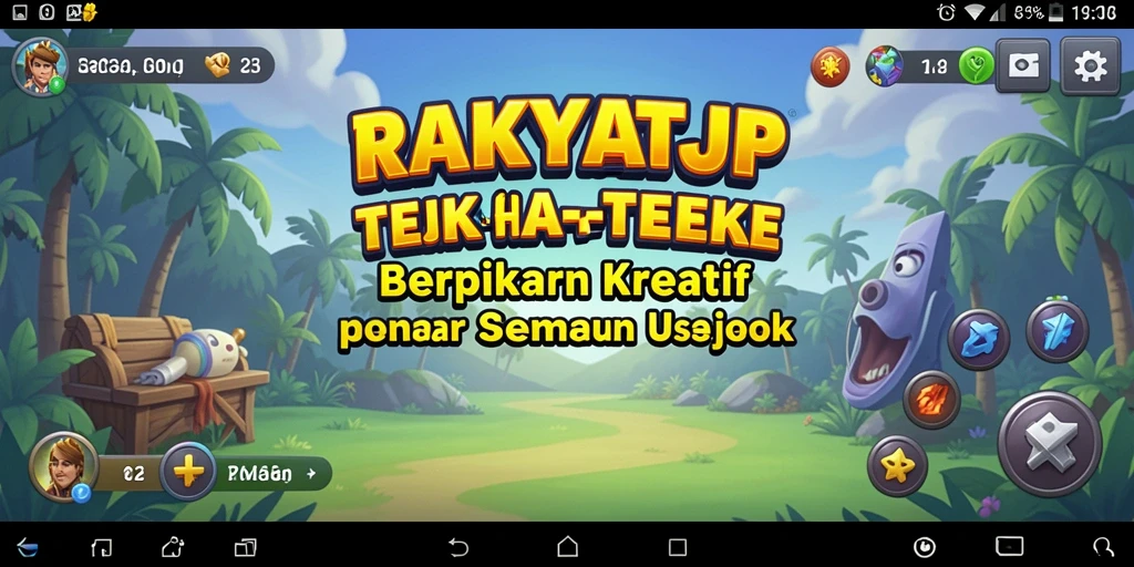 Tampilan gameplay RAKYATJP yang menarik dan penuh tantangan.