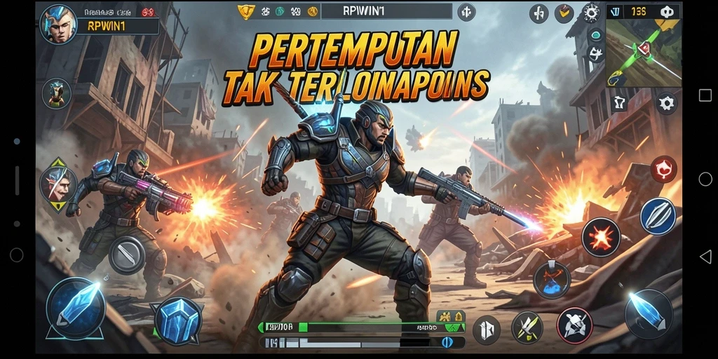 Tampilan aksi seru dalam RPWIN1 yang menegangkan.