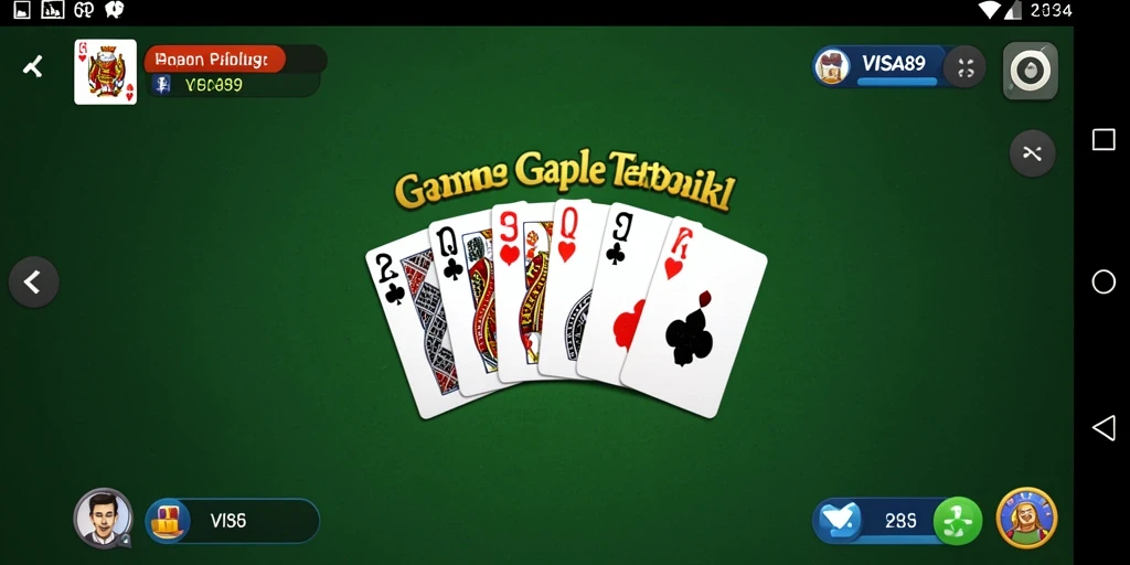 Gameplay menarik dari permainan Gaple yang seru dan menantang.